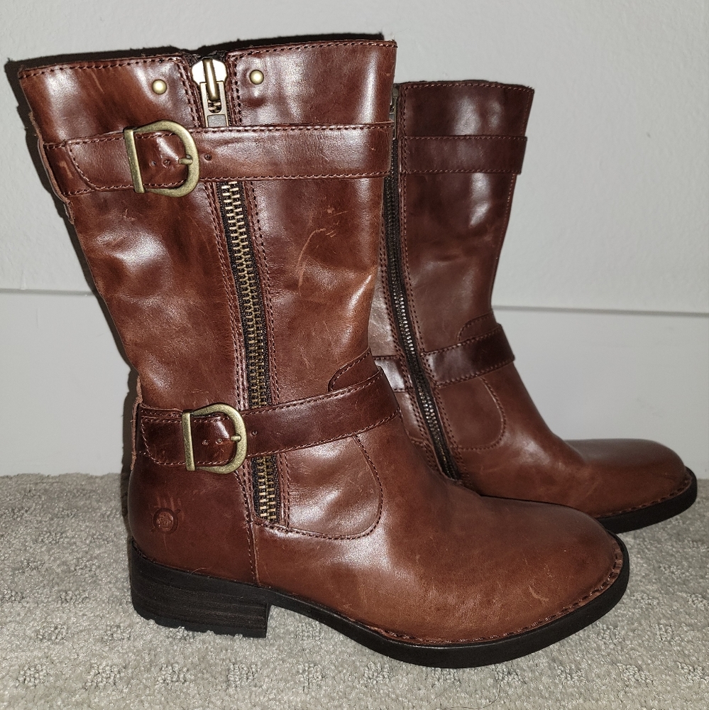 Born Calf High Boots Size 6